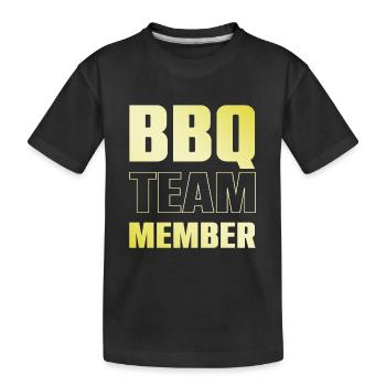 Bbq Team - Kinder Premium Bio T-Shirt - Schwarz - Vorne