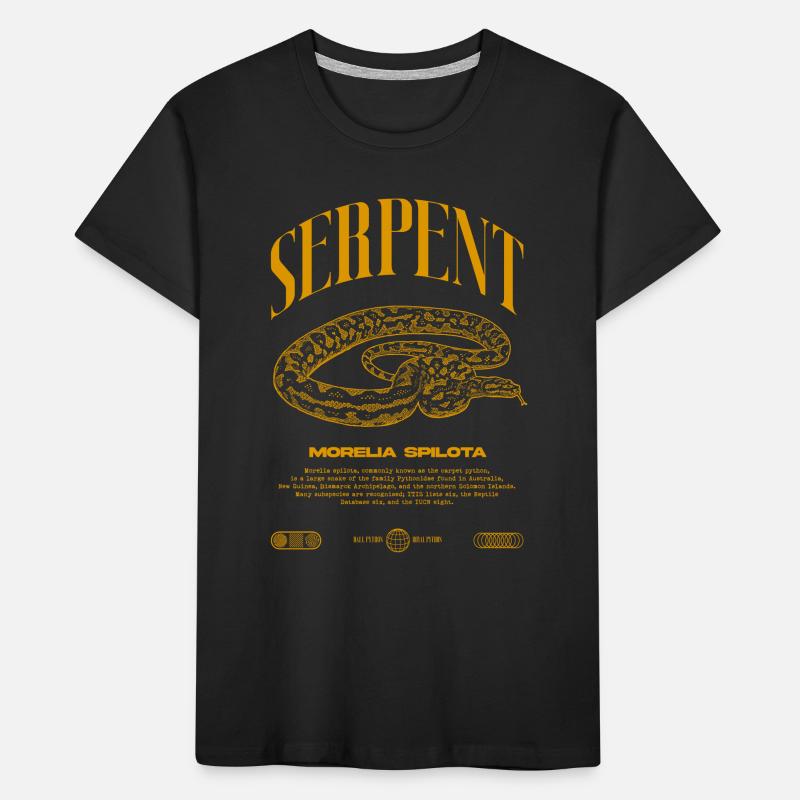 Carpet Python Modern Reptile Keeper Streetwear Kids' Premium Organic T-Shirt