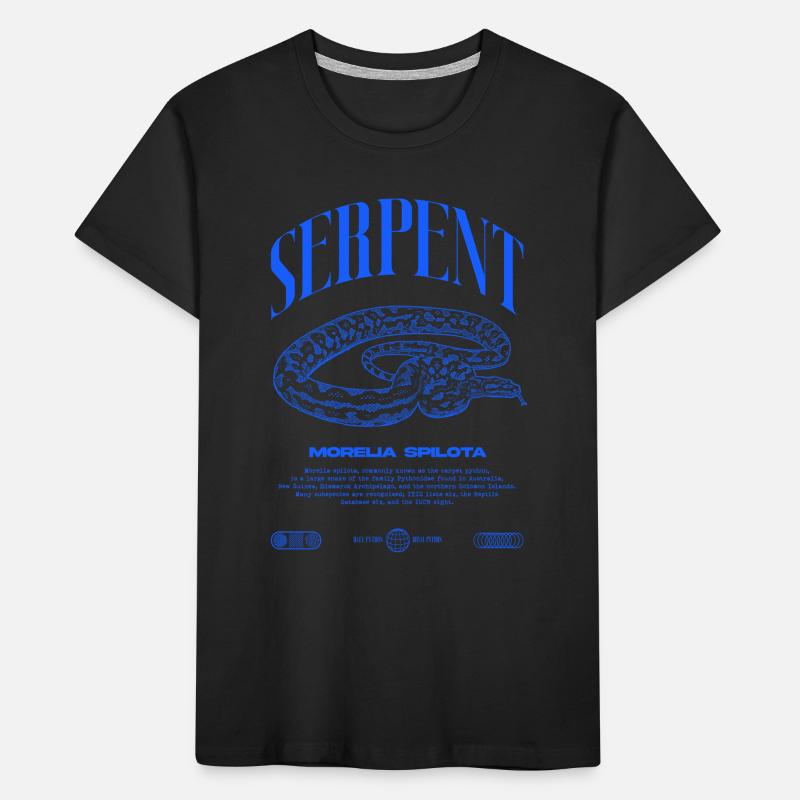Carpet Python Modern Reptile Keeper Streetwear Kids' Premium Organic T-Shirt