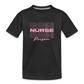 Infirmière de prison Infirmières médicales élégantes - T-shirt bio Premium Enfant - noir - Devant