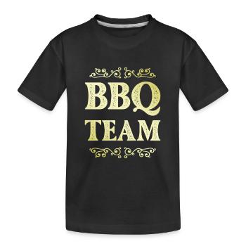 Bbq Team - Kinder Premium Bio T-Shirt - Schwarz - Vorne