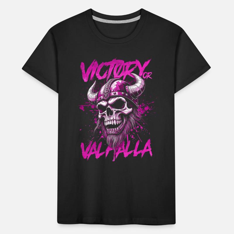 Nordischer Wikingersieg oder Walhalla Kinder Premium Bio T-Shirt