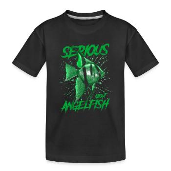 Sérieux au sujet d’Altum Angelfish Keeper - T-shirt bio Premium Enfant - noir - Devant