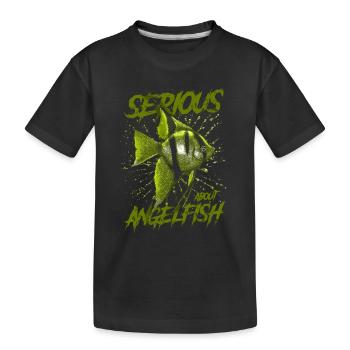 Sérieux au sujet d’Altum Angelfish Keeper - T-shirt bio Premium Enfant - noir - Devant