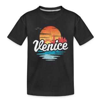 Venise - T-shirt bio Premium Enfant - noir - Devant