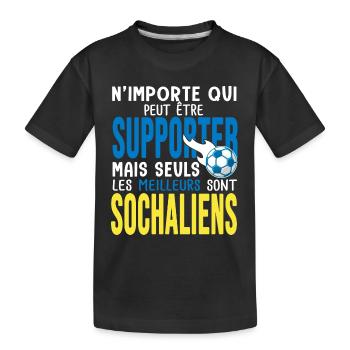 sochaux foot Humour football club Sochaux - T-shirt bio Premium Enfant - noir - Devant