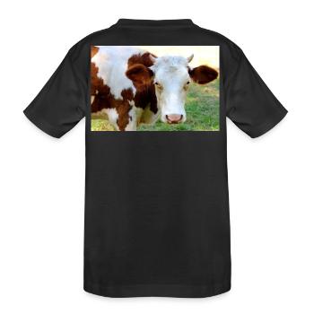 Affiche de vache - T-shirt bio Premium Enfant - noir - Dos