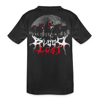 Meute de loups Soif de sang - T-shirt bio Premium Enfant - noir - Dos