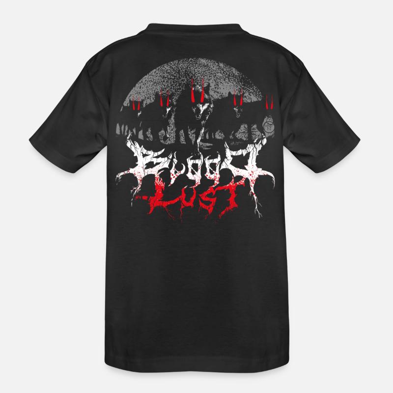 Meute de loups Soif de sang - T-shirt bio Premium Enfant - noir