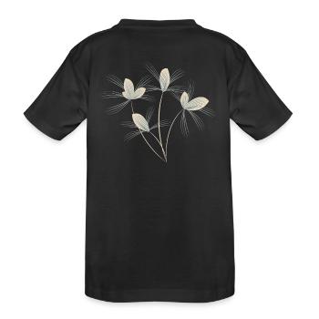 Bouquet de fleurs - T-shirt bio Premium Enfant - noir - Dos