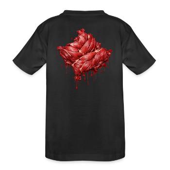 Kosovo - Blood and Muscle - Kinder Premium Bio T-Shirt - Schwarz - Hinten