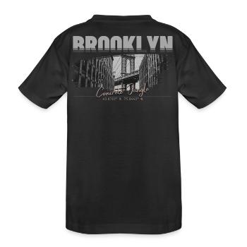 Brooklyn Concrete Jungle Streetwear - Kids' Premium Organic T-Shirt - black - Back