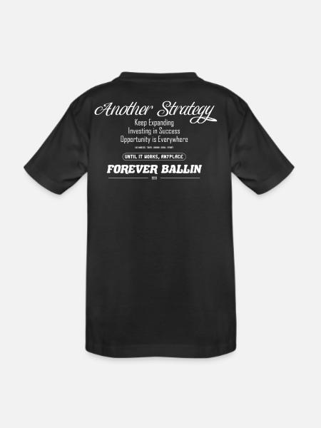Another Strategy Forever - Kinder Premium Bio T-Shirt - Schwarz