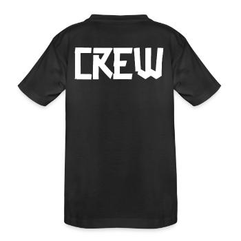 Crew Gaffer BIG White - Kids' Premium Organic T-Shirt - black - Back