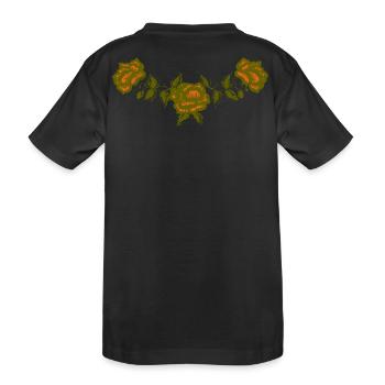 Western Rose - dos vintage rétro country - T-shirt bio Premium Enfant - noir - Dos