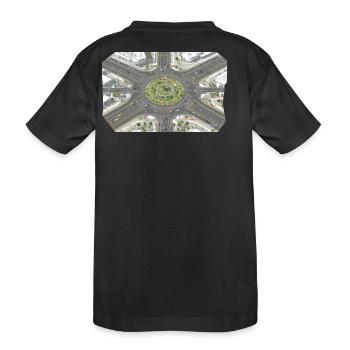 Motifs de jardins détournés - T-shirt bio Premium Enfant - noir - Dos