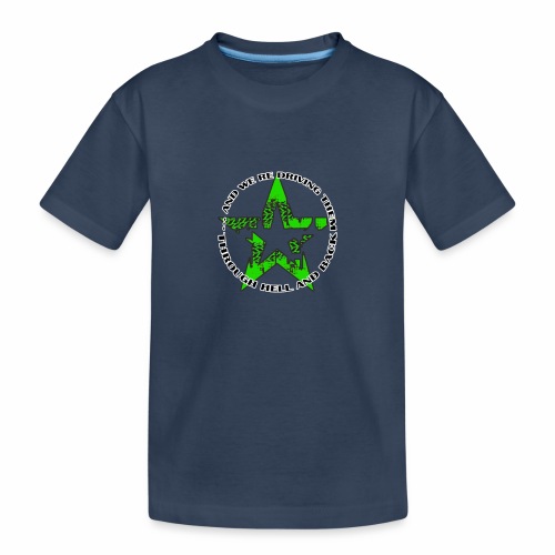 ra star slogan slime png - Kinder Premium Bio T-Shirt