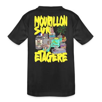 Mourillon auf dem Regal Toulon - Kinder Premium Bio T-Shirt - Schwarz - Hinten