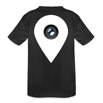 Impression arrière de l’objectif Creative Camera Location Stick - T-shirt bio Premium Enfant - noir - Dos