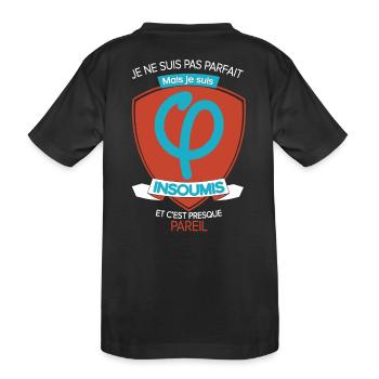 TShirt - "Les Insoumis" - T-shirt bio Premium Enfant - noir - Dos