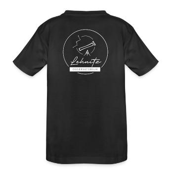 LehnitzObservatorium - Kinder Premium Bio T-Shirt - Schwarz - Hinten