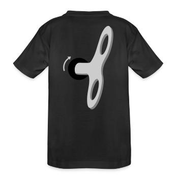 Humans are a machine - Kids' Premium Organic T-Shirt - black - Back