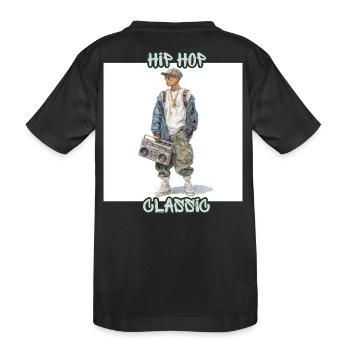 HipHop Style Boombox Classique - T-shirt bio Premium Enfant - noir - Dos