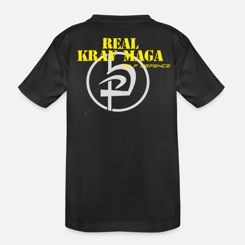 Erwachsene LOGO - Kinder Premium Bio T-Shirt - Schwarz