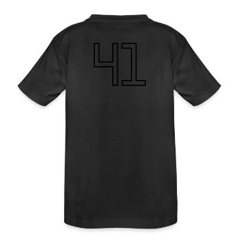 Numéro 41 (Style Université) - T-shirt bio Premium Enfant - noir - Dos