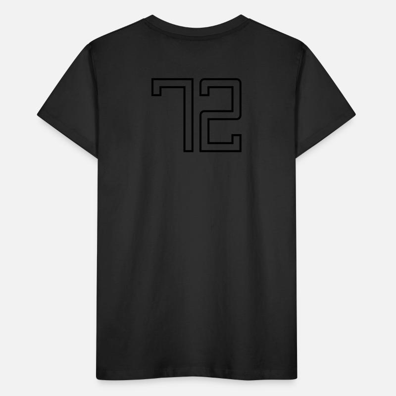 Number 72 (University Style) Kids' Premium Organic T-Shirt