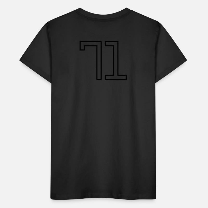 Number 71 (University Style) Kids' Premium Organic T-Shirt