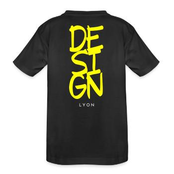 Design Miniamliste - T-shirt bio Premium Enfant - noir - Dos