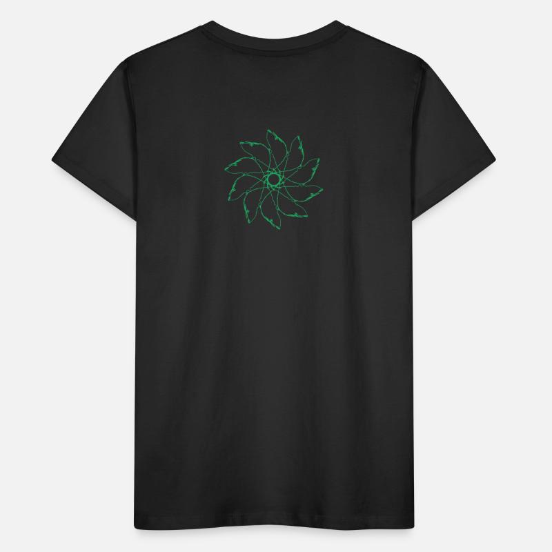 fleur | Éolienne | Mandala | Motif vectoriforme T-shirt bio Premium Enfant