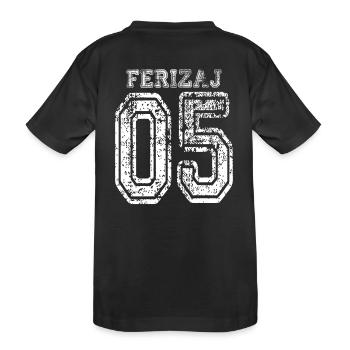 Albanais du Kosovo Conception Ferizaj 05 cadeau - T-shirt bio Premium Enfant - noir - Dos