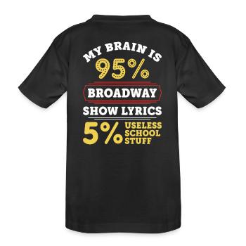 théâtre - T-shirt bio Premium Enfant - noir - Dos