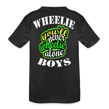 Wheelie - T-shirt bio Premium Enfant - noir - Dos
