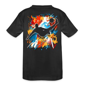 Football - T-shirt bio Premium Enfant - noir - Dos