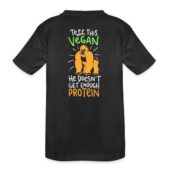 Vegan - Tell This Vegan - Kinder Premium Bio T-Shirt - Schwarz - Hinten