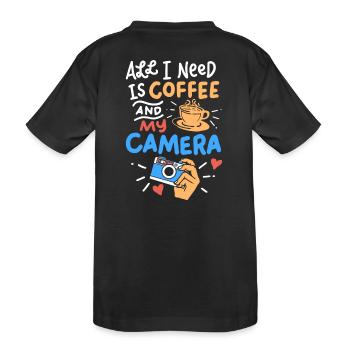 Photographie - T-shirt bio Premium Enfant - noir - Dos