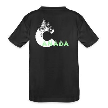 Canada - T-shirt bio Premium Enfant - noir - Dos
