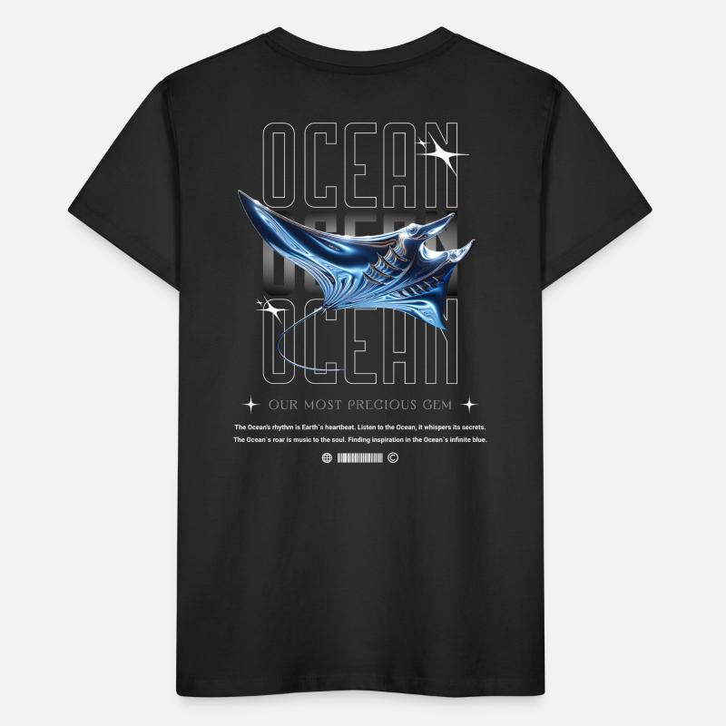 Ocean Manta Precious Treasure Kids' Premium Organic T-Shirt