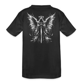 Illustration d’épée d’aile - T-shirt bio Premium Enfant - noir - Dos
