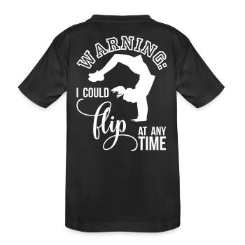 Gymnastics Gymnast Gymnastics Floor Gymnastics Gift - Kids' Premium Organic T-Shirt - black - Back