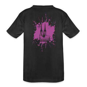 Splash Cathédrale de Cologne - T-shirt bio Premium Enfant - noir - Dos