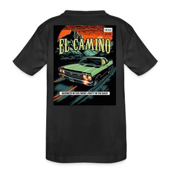 El Camino Vintage Comic - T-shirt bio Premium Enfant - noir - Dos