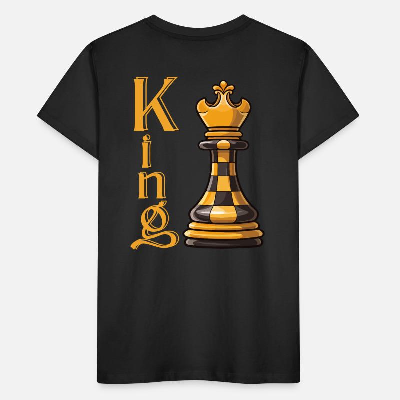Roi des échecs Élégance T-shirt bio Premium Enfant