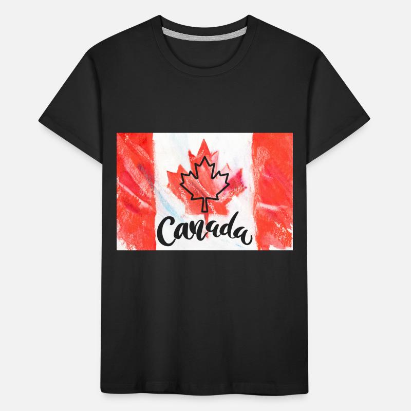 Canada, maple leaf. Kids' Premium Organic T-Shirt