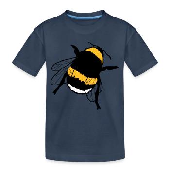 bourdon - T-shirt bio Premium Enfant - bleu marine - Devant