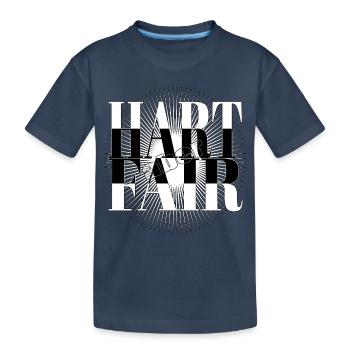 DUR mais JUSTE - T-shirt bio Premium Enfant - bleu marine - Devant