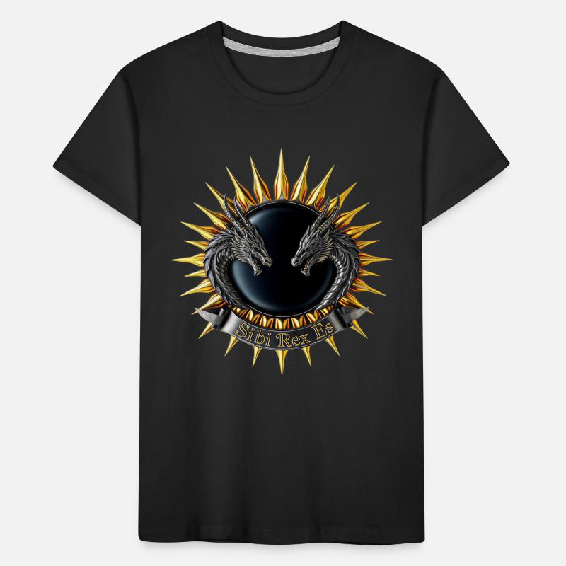 Sibi-Rex-es-Dragon-Crest Kinder Premium Bio T-Shirt